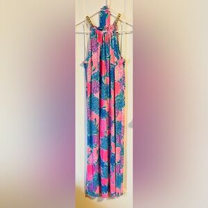 Lilly Pulitzer Halter Maxi Dress